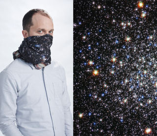 Illustration for article titled Dreamy scarves with NASA spaceporn printed directly on them